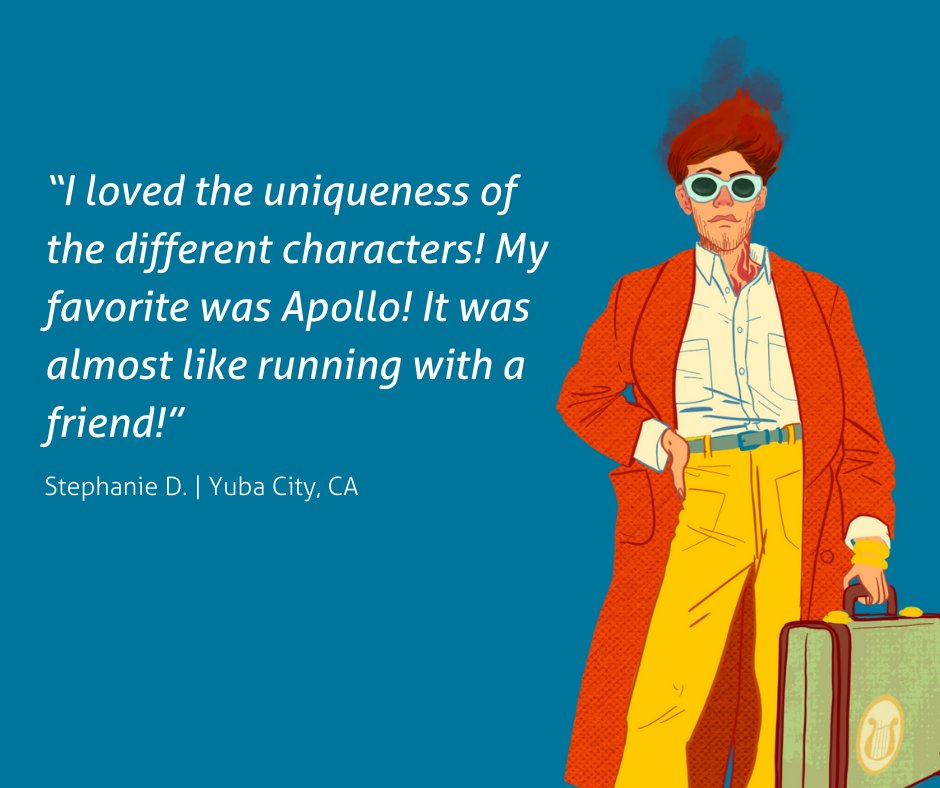 Oh mortal, you must stop! But seriously, keep going! 

We ❤️ reading your sweet comments &amp; reviews about the #RuntoEscape experience. If you have one to share, please send it along to my friend Hermes - hermes@runtoescapeseries.com.

Kisses! Apollo