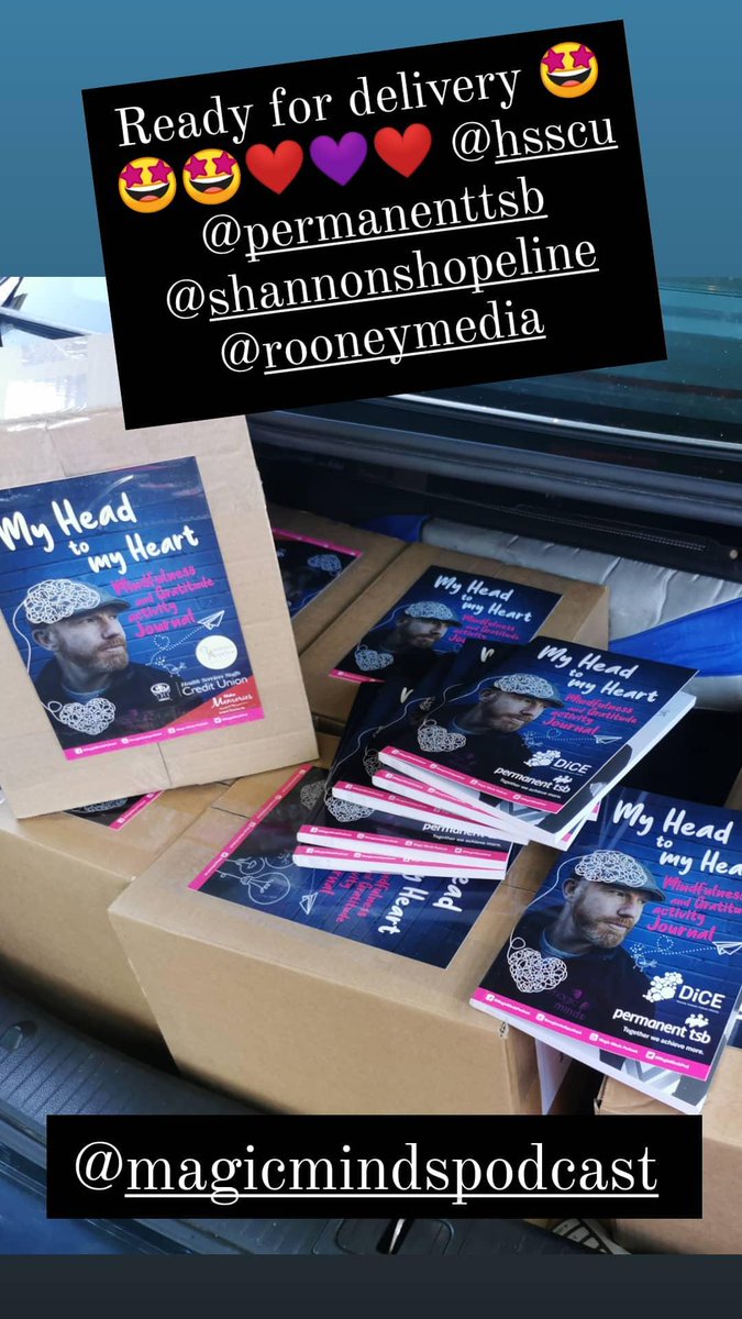 zedbandit's tweet image. My Head to my Heart mindfulness &amp;amp; gratitude journals @Magicmindspod @hsscu @RooneyMedia
@shannonshopeline