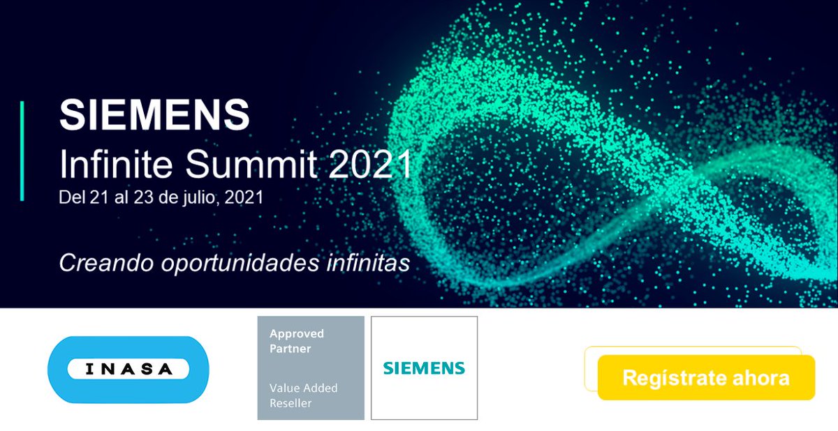 Te invitamos a que nos acompañes del 𝟮𝟭 𝗮𝗹 𝟮𝟯 𝗱𝗲 𝗷𝘂𝗹𝗶𝗼 al primer 𝗦𝗶𝗲𝗺𝗲𝗻𝘀 𝗜𝗻𝗳𝗶𝗻𝘁𝗲 𝗦𝘂𝗺𝗺𝗶𝘁 𝟮𝟬𝟮𝟭

Atentamente.​
𝗜𝗡𝗔𝗦𝗔

¡𝗜𝗻𝘀𝗰𝗿𝗶́𝗯𝗲𝘁𝗲 𝗔𝗾𝘂𝗶́!​
buins.messebauexhibicionvirtual.com/evento/summit2…

#SIEMENS #INASA