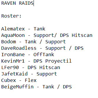 BodomOW's tweet photo. Cuando me pongo a revisar documentos guardados de eSports, se me hace muy bonito recordar a mis ex teammates de OW.
Con ellos comparti lindos momentos en scrims y torneos + seguimos siendo compas mas alla del mundo de los videojuegos.
#RavenRaids #PrimeraGeneracion #RR2017 https://t.co/WTuHW4RvkH