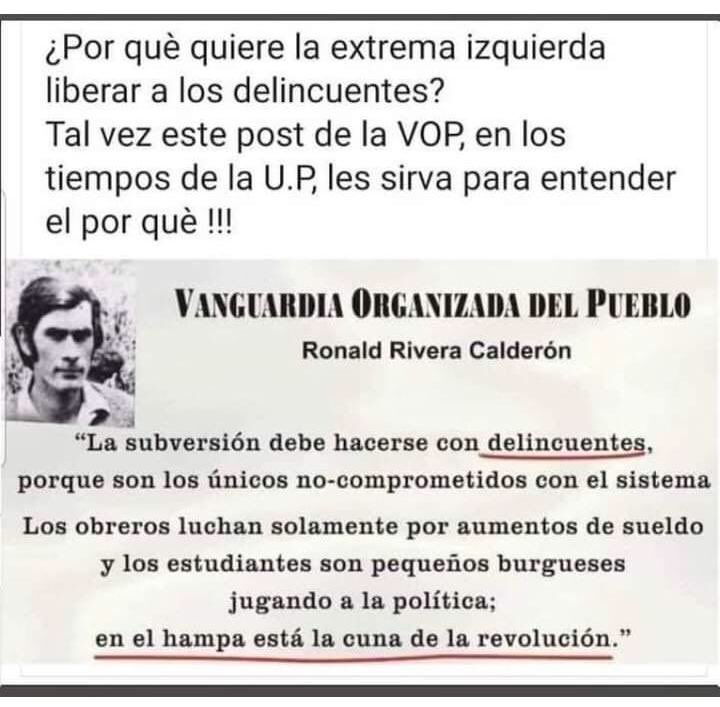 NolascoNavarro's tweet photo. @ignaciowalker Terrible 😞 escuchar 👂 un anciano político Hablando tonteras y en el fondo Apoyando las Dictadoras #comunistas y #Narcosocialistas cómo #Venezuela 🇻🇪 y #Cuba 🇨🇺 la comida 🍲 🍱 🥘 no hace la libertad 🗽 de un País, das Vergüenza #IgnacioWalker de la @mbachelet no lo extrañamos! https://t.co/mzokzTY4eU