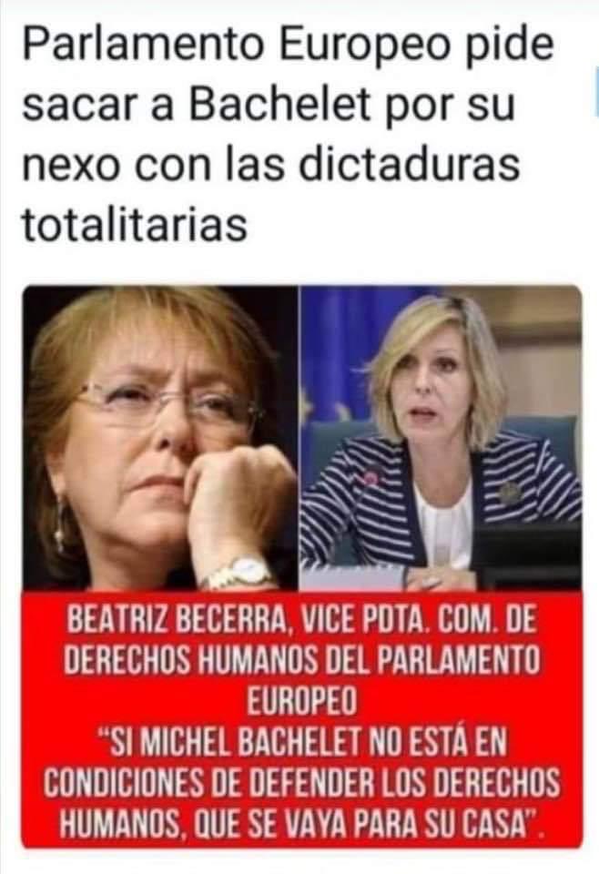NolascoNavarro's tweet photo. @ignaciowalker Terrible 😞 escuchar 👂 un anciano político Hablando tonteras y en el fondo Apoyando las Dictadoras #comunistas y #Narcosocialistas cómo #Venezuela 🇻🇪 y #Cuba 🇨🇺 la comida 🍲 🍱 🥘 no hace la libertad 🗽 de un País, das Vergüenza #IgnacioWalker de la @mbachelet no lo extrañamos! https://t.co/mzokzTY4eU