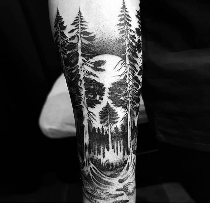 Quade Dahlstrom Skull Forest by Quade Dahlstrom TattooNOW