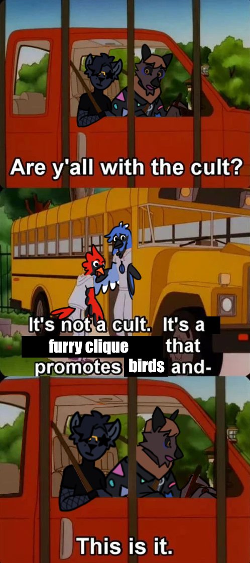 ImJustCath's tweet photo. Bird Furry Twitter https://t.co/CV3MipyC3P