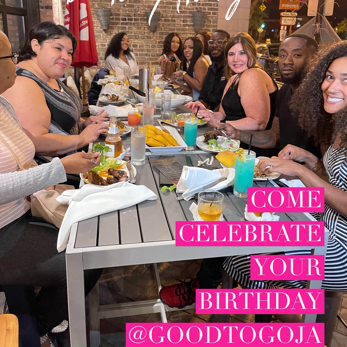 good2gochi's tweet photo. Join us at Good To Go Jamaican Restaurant to celebrate YOU‼️‼️Bring your birthday to GOOD TO GO where it’s better to stay. 
WE CELEBRATE YOU 🎊🎉🎊🎉🎊 https://t.co/zpEpzMPZ6H