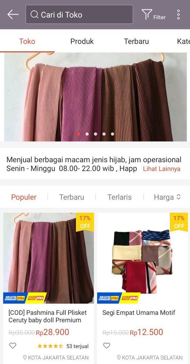 hijabeleven's tweet image. Happy shopping 😊

#GIRLSPLANET999 #pashminaplisket #murah