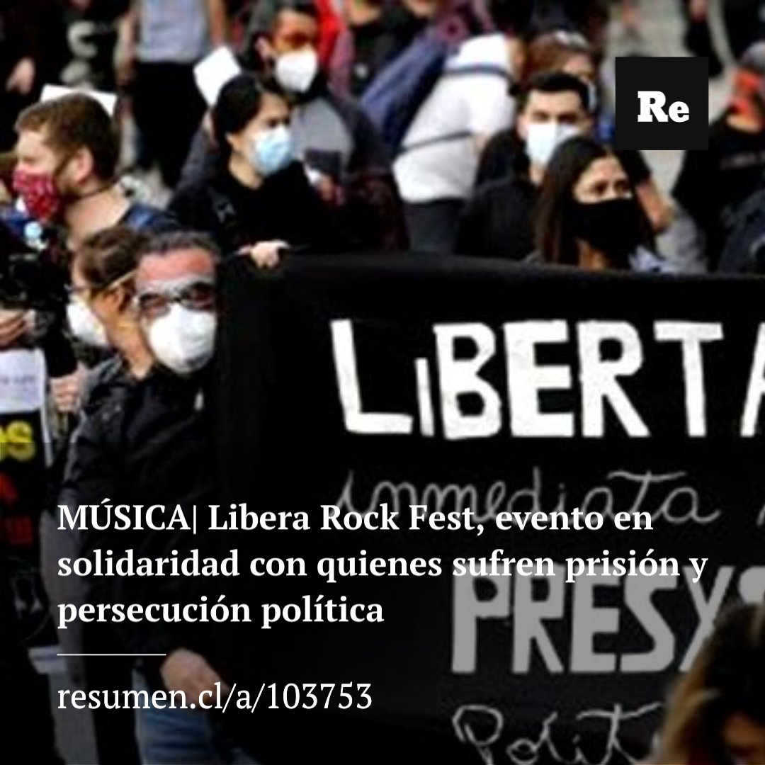 rsumen's tweet photo. Contará con la participación de Fiskales Ad-Hok, Chinoy, JuanaFé, Los Carrera, Mal Profesor y Arauko Rock. Se podrá acceder a la transmisión de Libera Rock Fest a través de las plataformas de Goodstock Radio https://t.co/UiNHp8ZtSH
#prisiónpolítica
#ofapp https://t.co/8Zlj6cB0OH