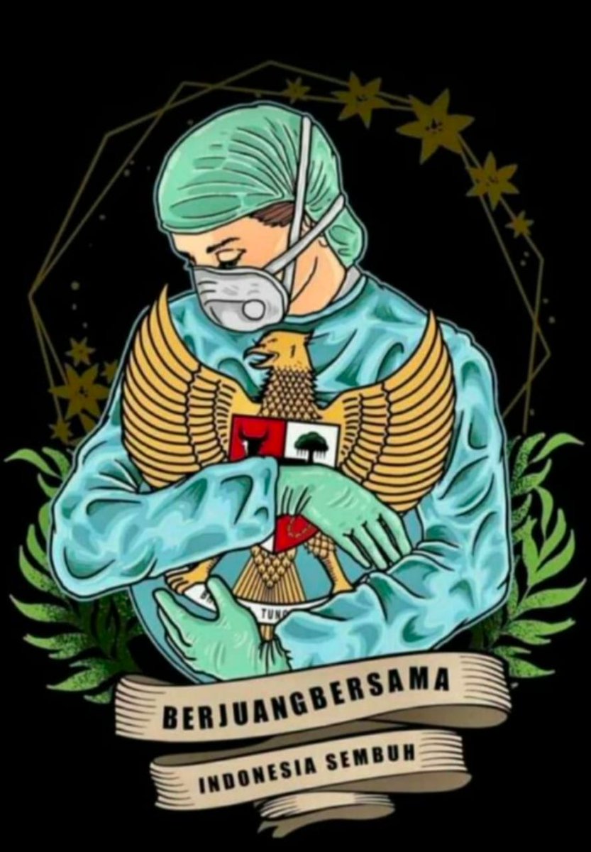 Dapat gambar ini. 

Buat para nakes, terimakasih tak terhingga, telah memeluk bangsa ini bahkan dengan mempertaruhkan dirimu sendiri.......

...yah, nangis lagi..

Buat kamu yang menggambarnya, terimakasih yaaa...