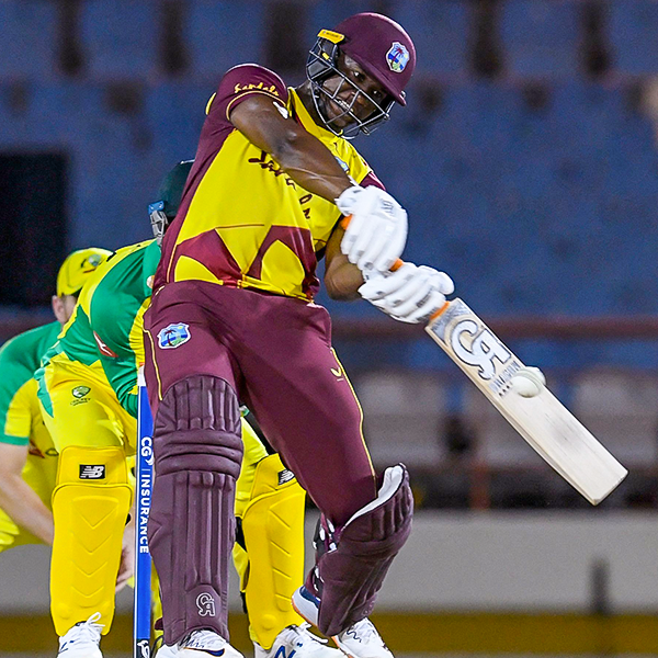 ICC's tweet photo. West Indies take out the match by 16 runs to win the #WIvAUS T20I series 4-1.

Evin Lewis’ 79 off 34 the backbone of an impressive @windiescricket victory 👏

Scorecard 👉 https://t.co/9eurWAMUzf https://t.co/SOksgCznuY