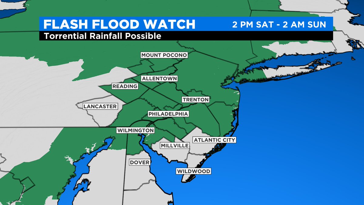 TammieSouza's tweet photo. #WeekendWorries #Philadelphia We've got it all! #HeatAdvisory #DangerousHeat #FlashFloodAdvisory #StrongStorms Details coming up in minutes @CBSPhilly with @JessKartalija @UkeeWashington @DonBellonCBS3 See you soon ๐ https://t.co/vz7Lr3u3aw