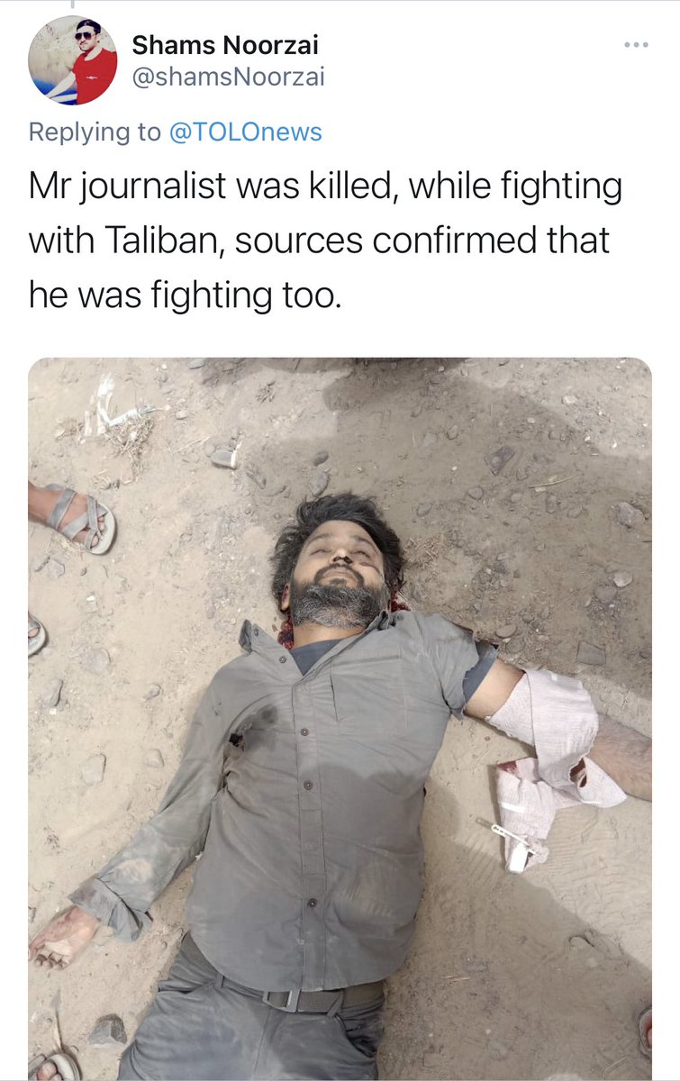 BhutJalakia's tweet photo. A Pakistani journalist on #DanishSiddiqui https://t.co/Aw6ptOye9I