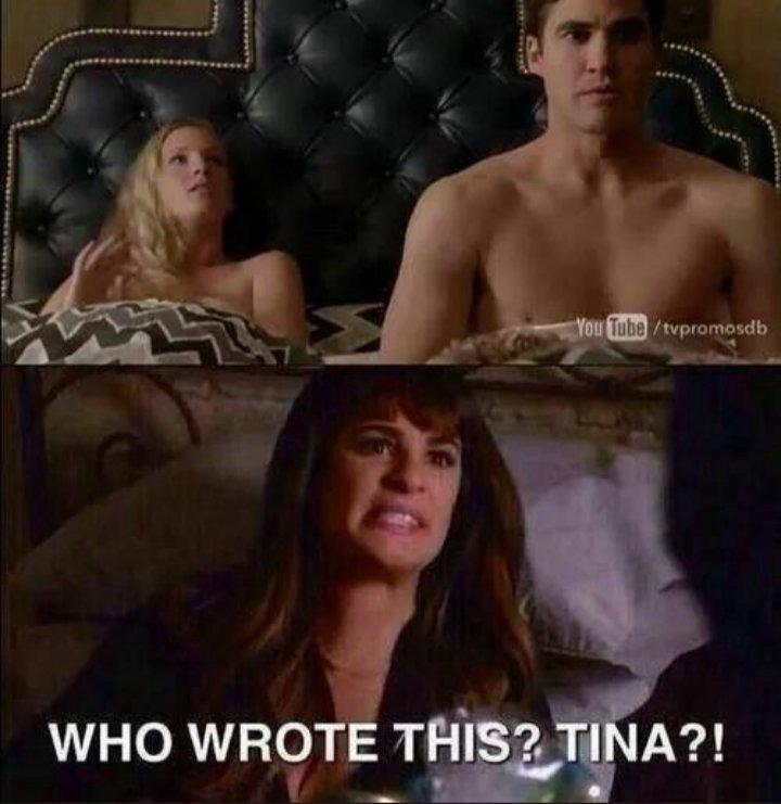 WHO WROTE THIS? TINA?!
