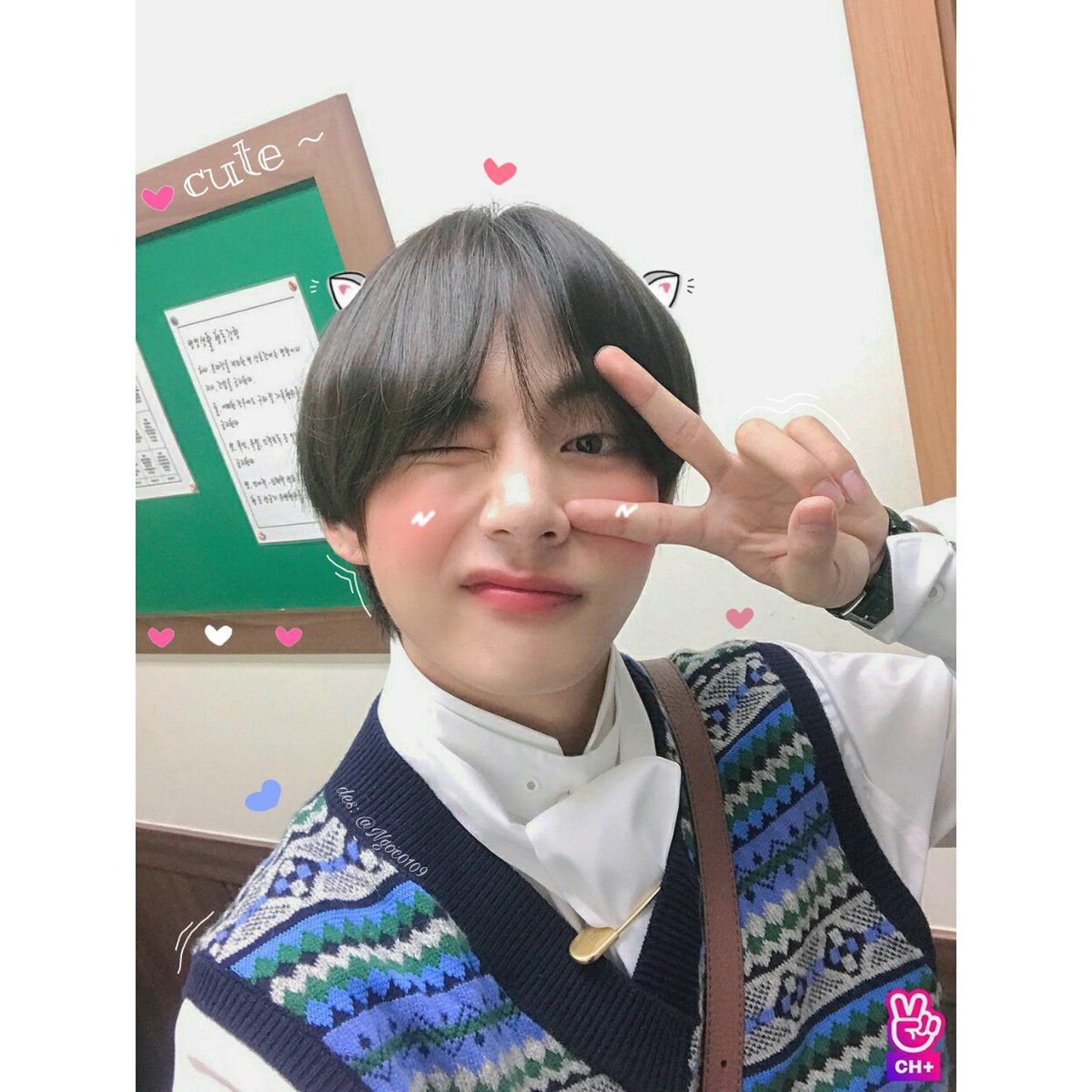 chu19002837's tweet photo. Sorry, not sorry #JISOO #TAEHYUNG https://t.co/3GxJocYMDF