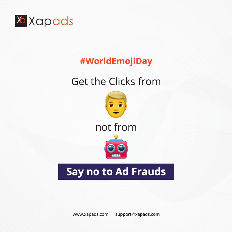 xapads's tweet photo. Bot traffic hampers growth! Get the perfect ad solutions with #Xapads.

#worldemojiday #adsolutions https://t.co/8Uxx66qPRx