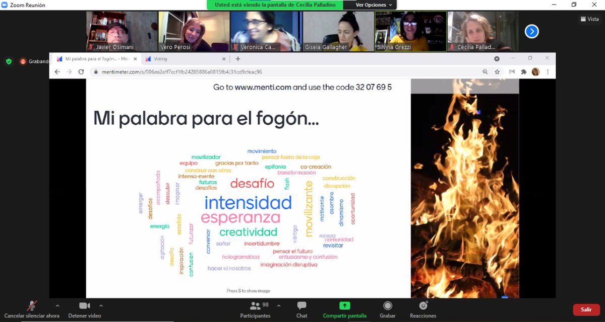 ¿Se puede hacer un fogón de cierre? ¡Se puede hacer un fogón de cierre!
Gran experiencia en el marco del Seminario III #mteUBA a cargo de <a href="/veroperosi/">Verónica Perosi</a> y <a href="/cecipalladino/">Cecilia Palladino💚💪🏻</a> 🥰