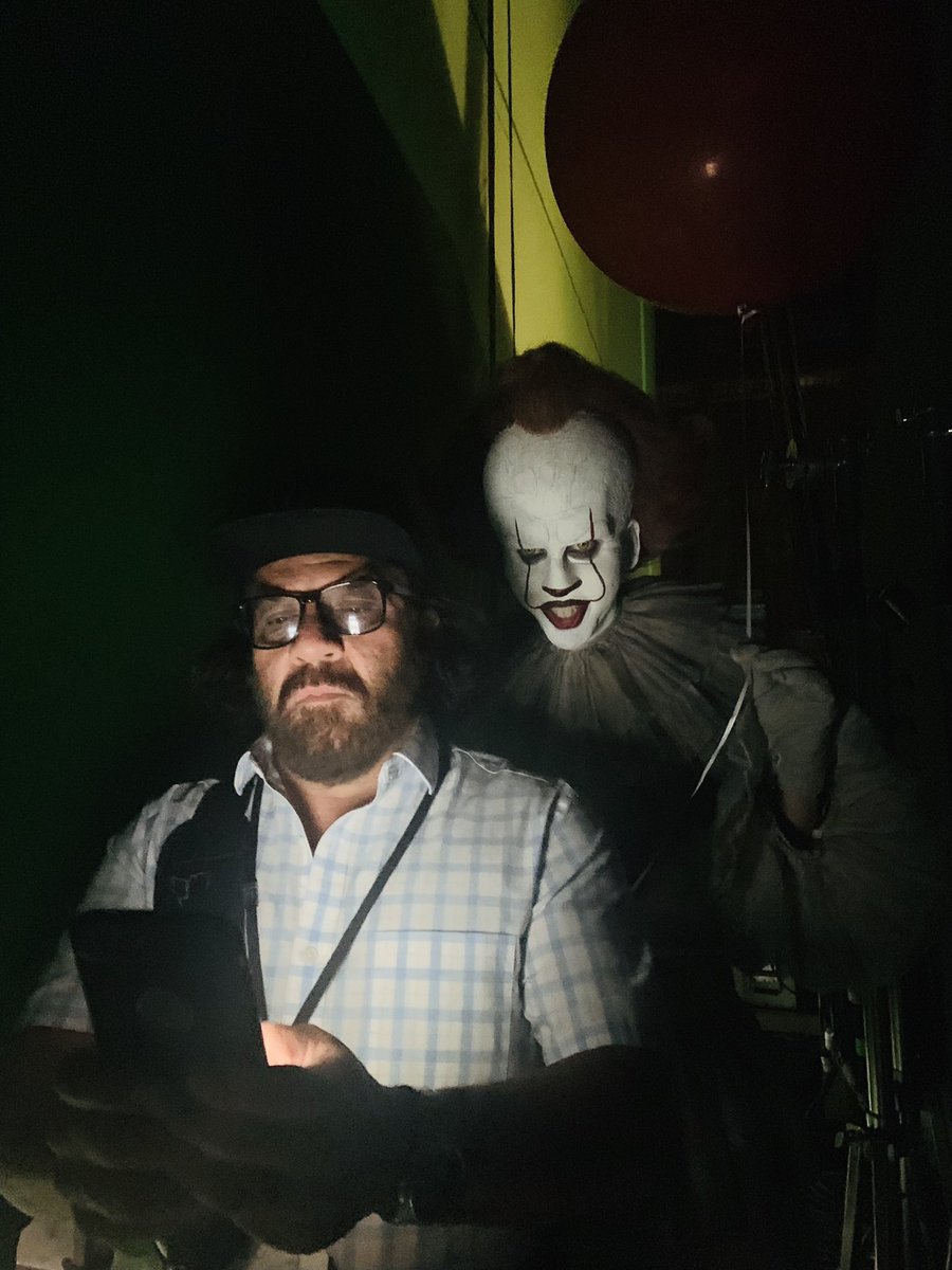 ChuckLines's tweet photo. Excited to see Space Jam: A New Legacy tonight with some of the friends I worked with on it! Keep an eye out for me as Pennywise The Dancing Clown in makeup by Jamie Kelman!!
Photo credit to Makeup Dept. Head Howard Berger, with gratitude to the entire team for a great time. https://t.co/7kPDj2aafy