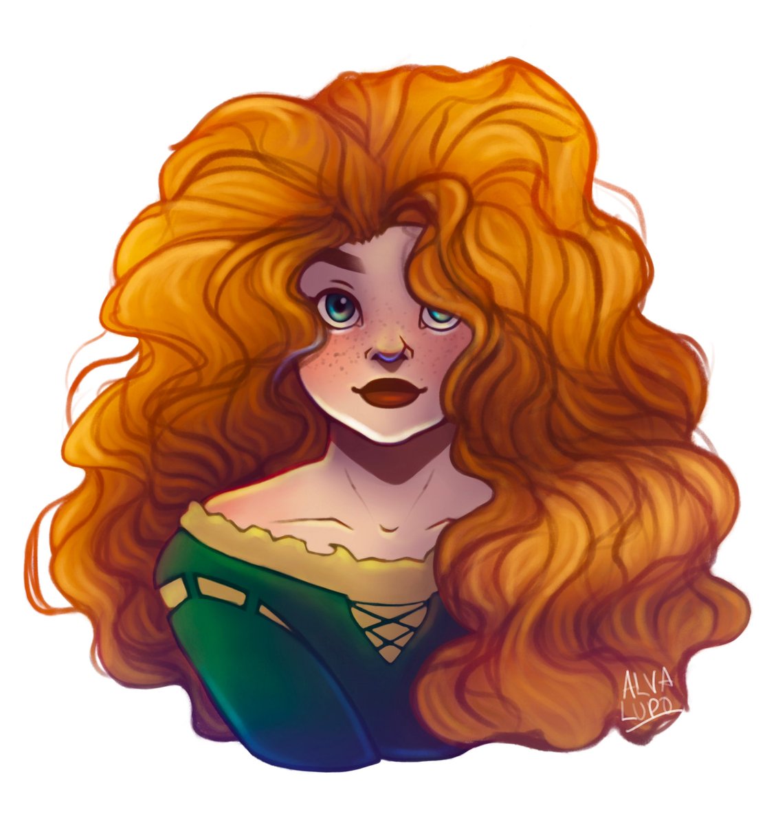 alva_lupo's tweet photo. So who’s your favourite Disney princess?
Another Princess done! Next is Jasmine and I’ve already had Rapunzel suggested too
#merida #disneyprincess #digitalart #scottishprincess #redhead #disney https://t.co/EW6C9XCA7y