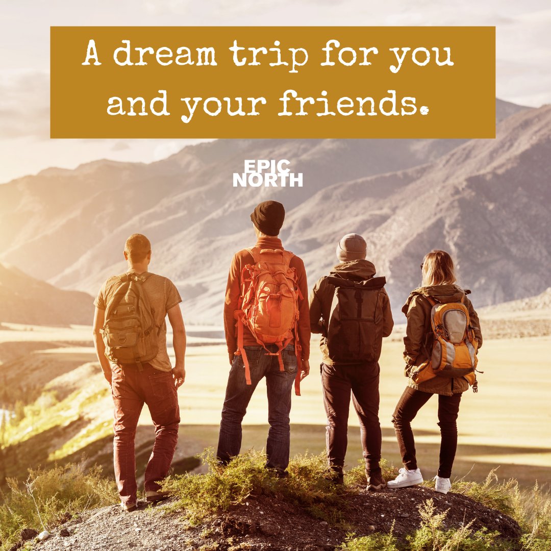 Aurora hunting, #Yukon highlights, visiting Kluane National Park, Whitehorse brewery &amp; beer tasting tour or Arctic explorations? 😱 Now, this is what we call a #dreamtrip for you and your group of friends. 👏

Request an epic trip now: 👇
epic-north.com 

#travel