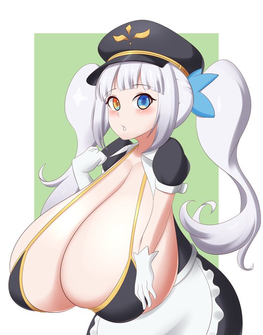 Someone commished me to do the bare boob and milky alt of the Mea pic 