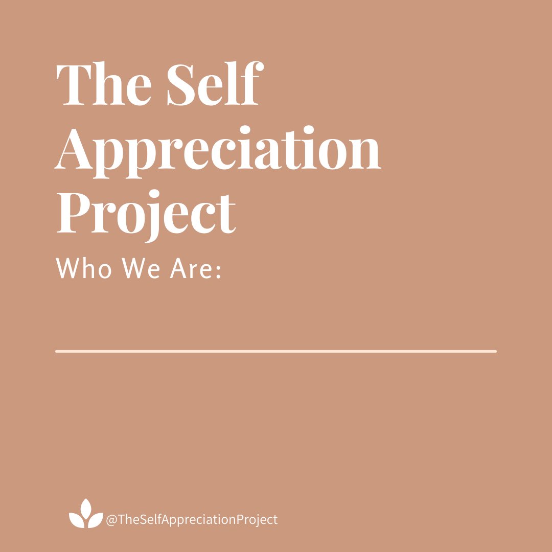 The Self Appreciation Project tweet media