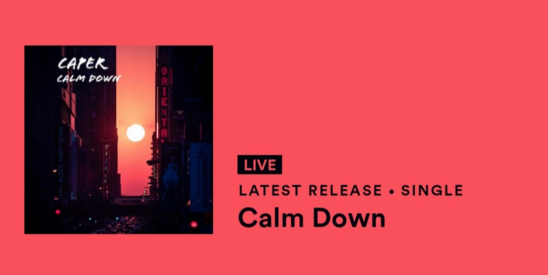 OfficialCaper's tweet photo. New #music out now on all major platforms #hiphop #rap #funk #calmdown #LionHeartNation 🦁 https://t.co/IefHw2BwZQ