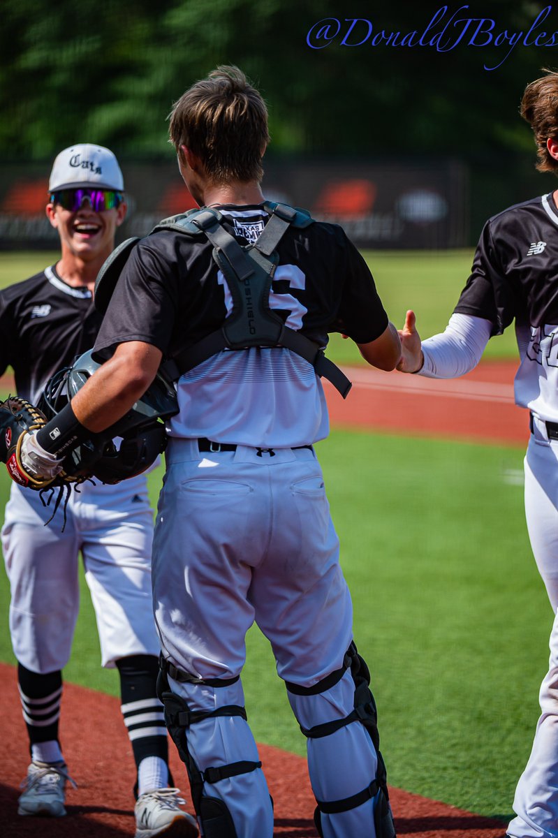 DonaldJBoyles's tweet photo. Catcher Logan Posey, @PoseyCatcher, Threw out two Twelve Gold base runners at 3rd base to end the game. @RocknRake https://t.co/ZVB87tIThk