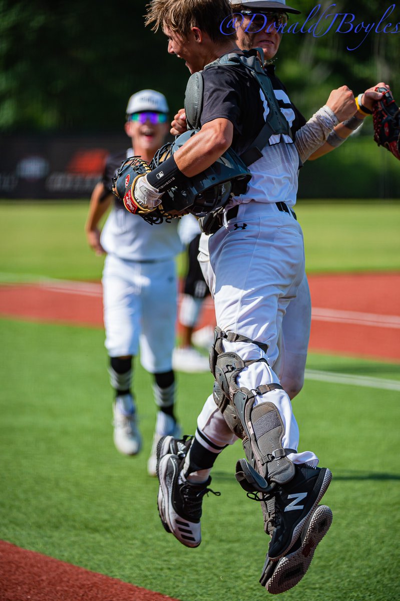 DonaldJBoyles's tweet photo. Catcher Logan Posey, @PoseyCatcher, Threw out two Twelve Gold base runners at 3rd base to end the game. @RocknRake https://t.co/ZVB87tIThk