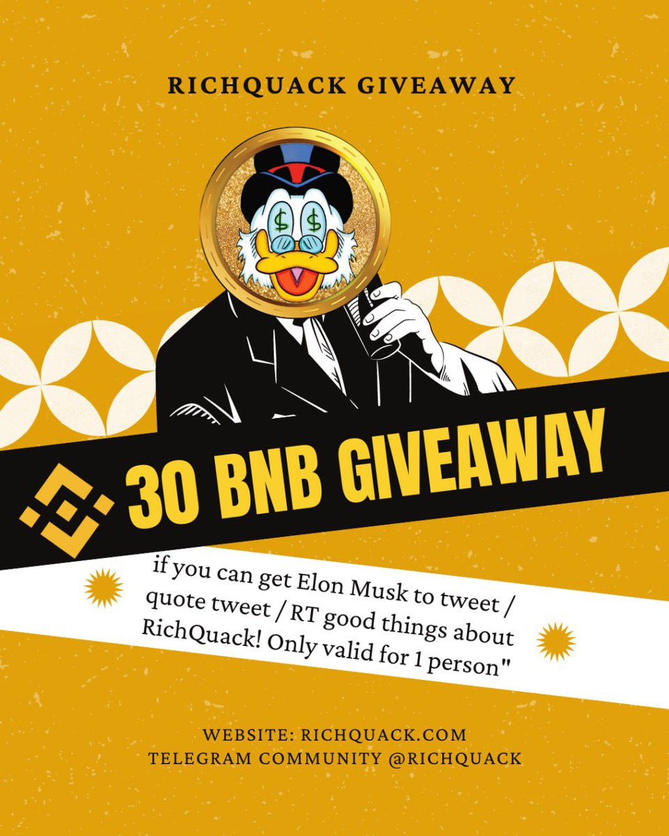 <a href="/binance/">Binance</a> Hello, we love binance, busd and bnb, we are having 30bnb giveaway, please read the image below. #Giveaways #giveaway #BNB #BinanceSmartChain #Binance