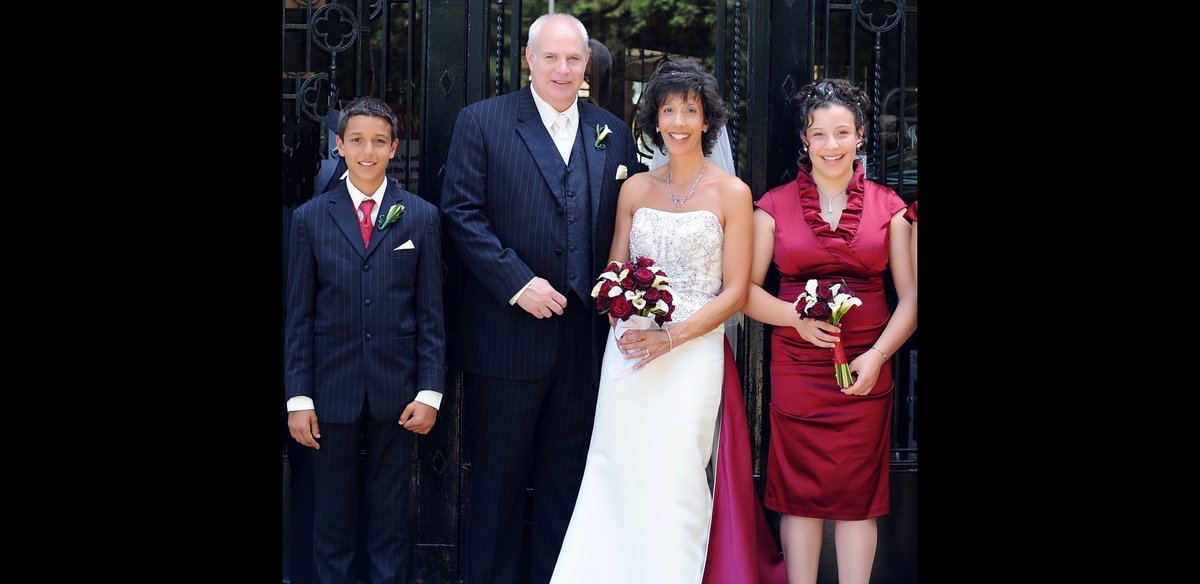 sjjmacneil's tweet photo. For our 10th wedding anniversary, Lisa and I enjoyed the same tasty meal from the Polish Hall...We are now reenacting the open bar, dancing the Cha Cha Slide, and tossing around bouquets and garter belts...I'm not positive, but I think Alexa and Noah are mortified. https://t.co/Hn6SfT8amD