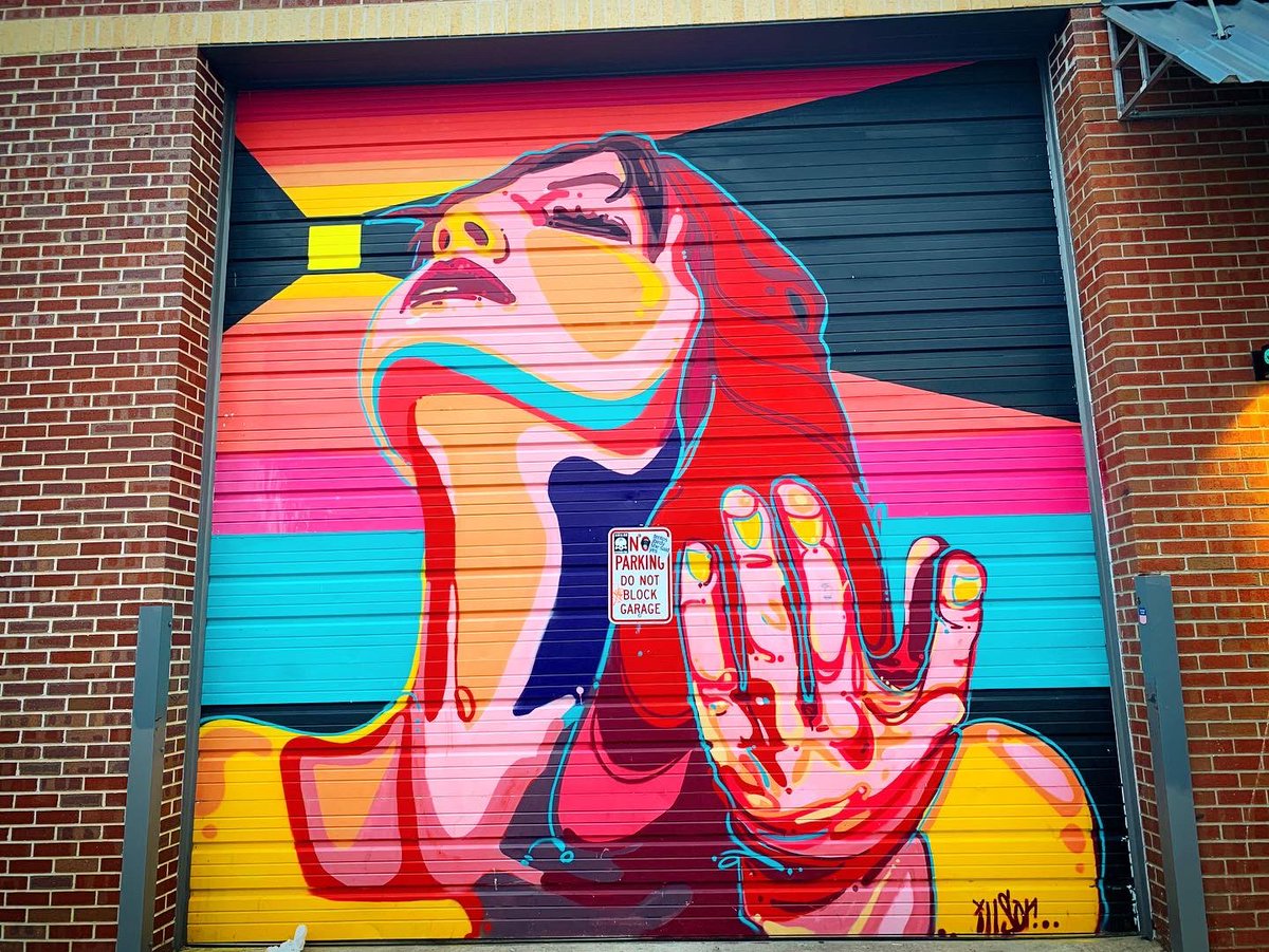 AshevilleNomads's tweet photo. Three the hard way with this series of #RINOArtDistrict murals by ILLSON (on IG) in Denver!
•
#AshevilleNomads #Denver #303 #DenverCO #illson https://t.co/So5c2pjp8U
