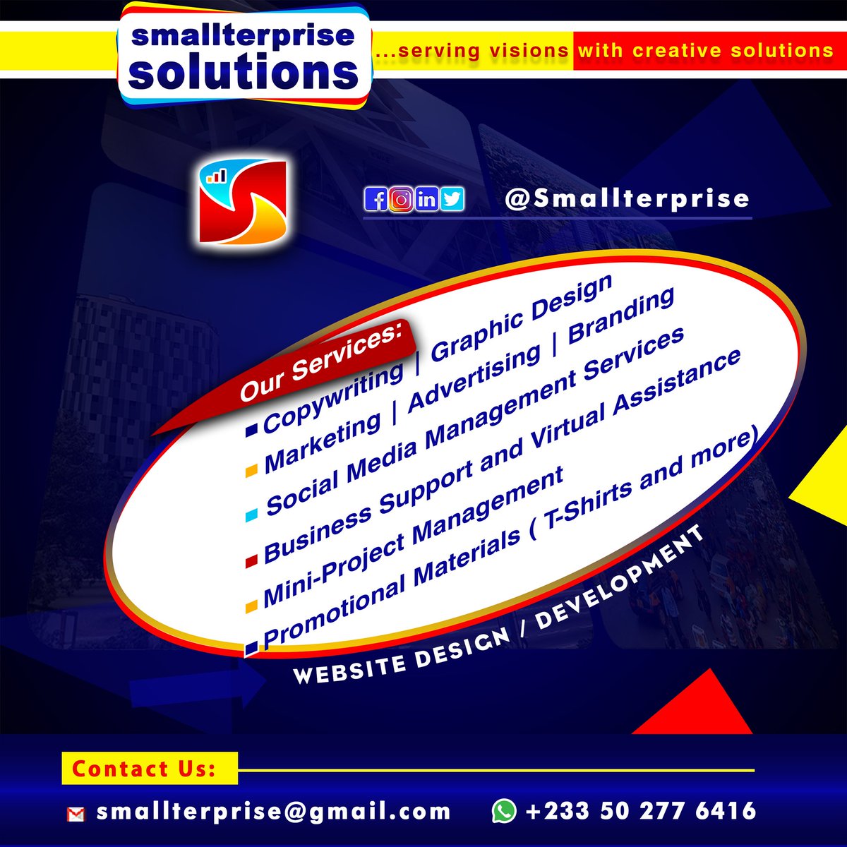 Smallterprise's tweet image. Visit our Website here 👇😊
smallterprise.business.site