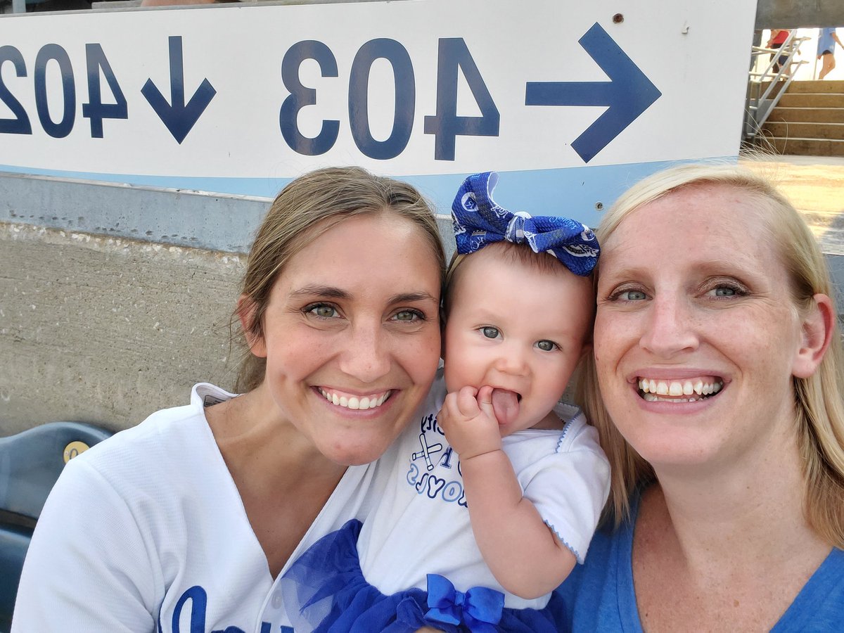 #bluekcdugout jordyns 1st game!!!