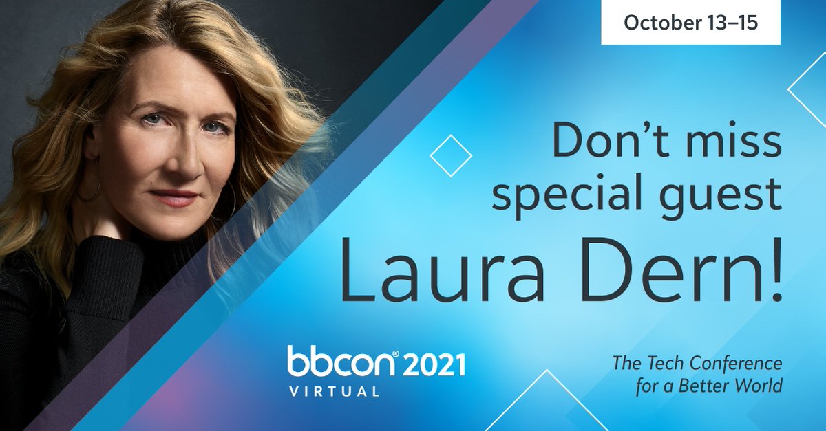Jasmond770's tweet photo. So excited to hear that actor @LauraDern is coming to the #bbcon mainstage!  Don’t miss the conversation! ➡️ Register now for free https://t.co/ht9P76jHbK https://t.co/cfjMXne8l7 https://t.co/srtWnVa4iA