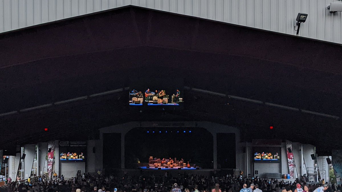 ... and we're back (to live music).