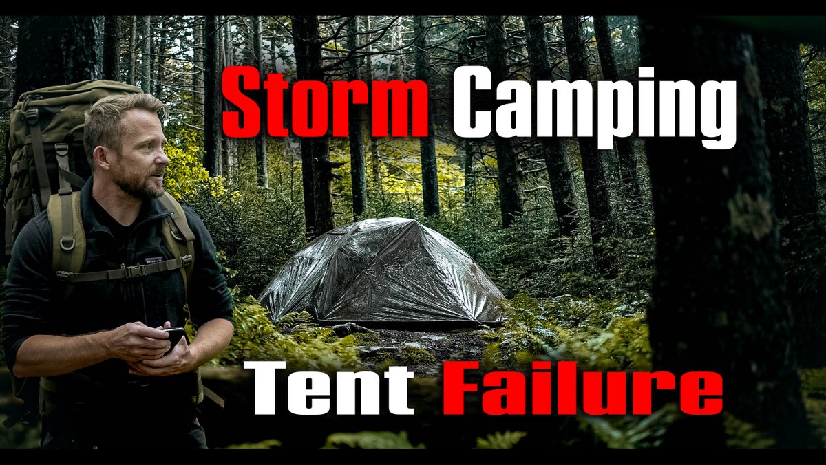 OutdoorGearRev's tweet photo. https://t.co/Ya3r1qro7V
Luke heads into the mountains & can tell that there has been a shift in the weather & storms are coming.
He faces major storms, flooding rains & has to deal with a defective tent that leaks. #adventure #camp #camping #raincamp #getoutside #tentcamp https://t.co/IUS1bqqcIz