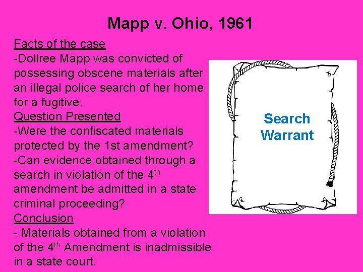 mapp vs ohio ruling