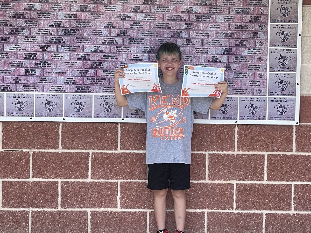 khsjackets's tweet photo. Let’s congratulate our award winners at this week’s Yellowjacket Football Camp!!! #yellowjacket_tough https://t.co/ElLbgmTf3e
