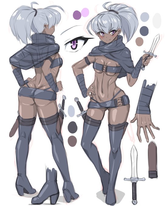 #一次創作絵師拡散フェス01 オエカキ…ケンゼン…チョットデキル… 