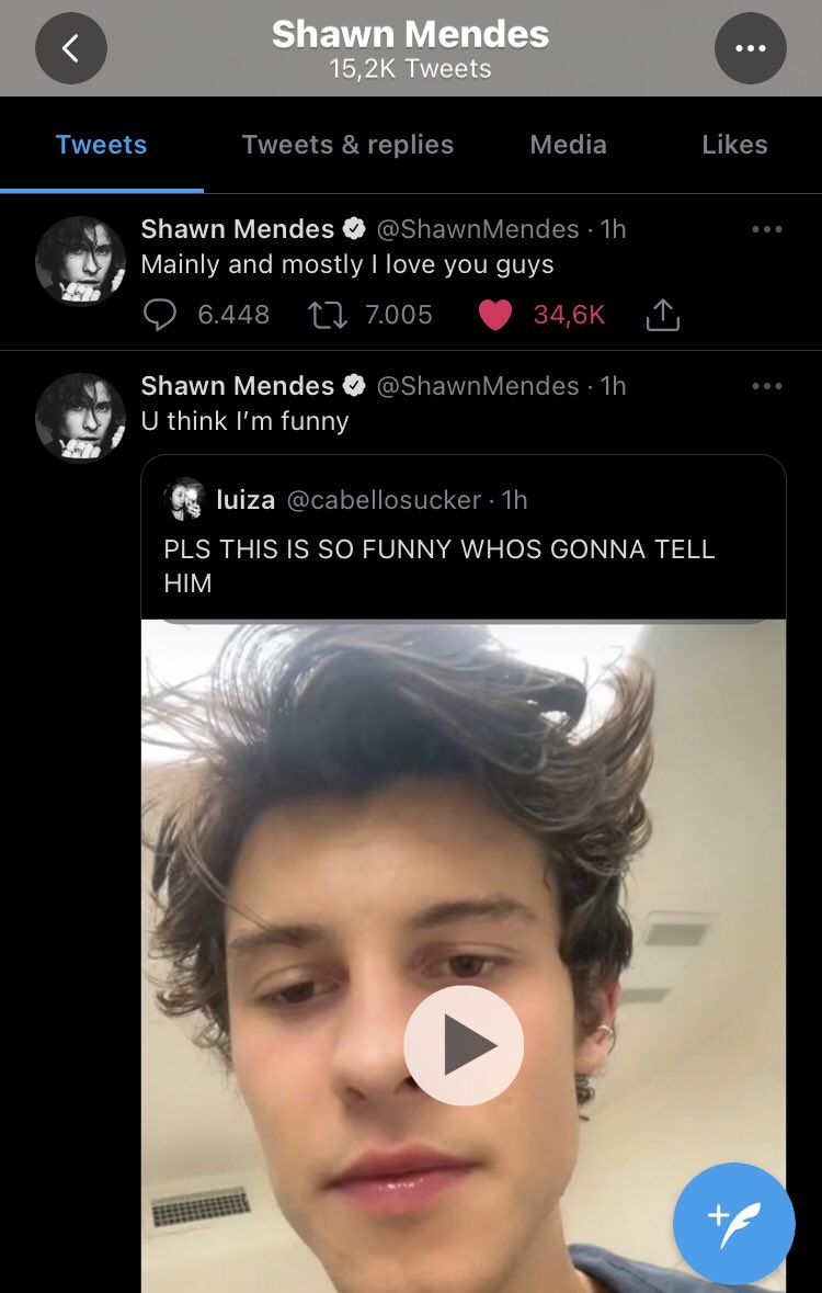perfectlytried's tweet photo. july 15th, 2021, 
a day to remember when shawn mendes was active on his social media(s). posted 3 tiktok, playing guitar on his insta story, made 6 tweets, interact witj fans, and post a selfie. we wont forget about this day https://t.co/uWMmzMVOnu