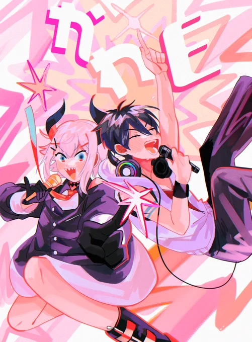 #絵リファ #絵かける
兩人の声の相性よすぎる、、、!
毎回選ぶ曲が大好きです☺️ 