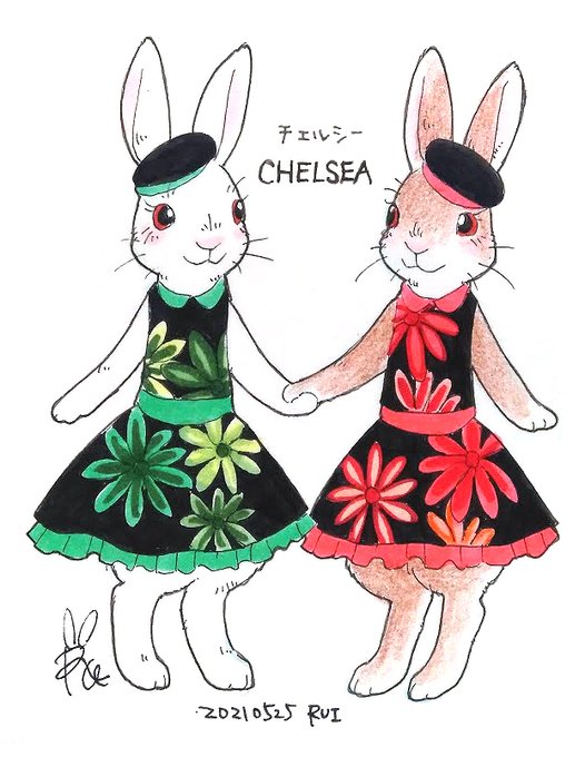 ウサギのtwitterイラスト検索結果