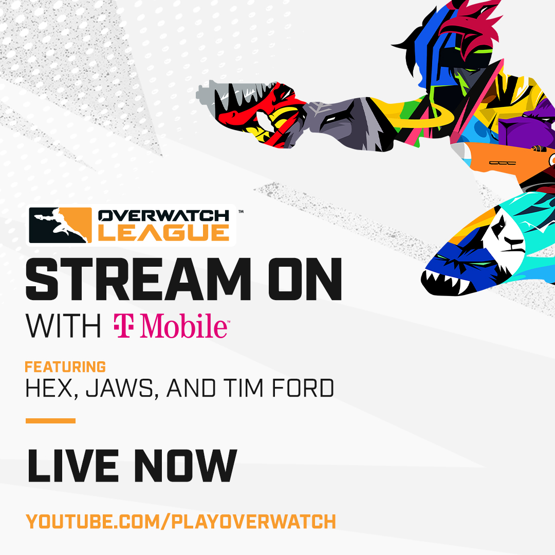 X/ Overwatch در X «Lets get to it already! Group up with us NOW for the Overwatch League Stream On withTMobile
