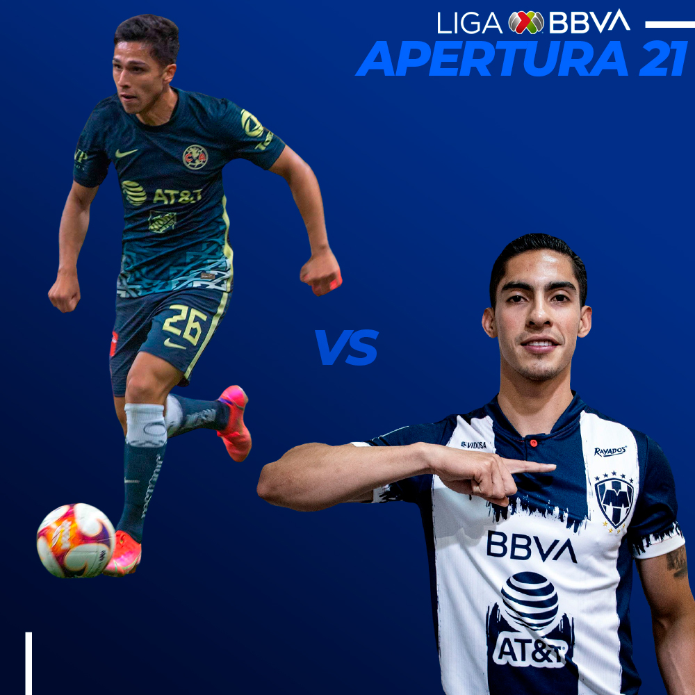 LigaBBVAMX's tweet photo. #VSRefuerzos 🤜🤛
@1998Reyes (@ClubAmerica) 🆚 @Erickg_14 (@Rayados)
Ambos destacan jugando en la lateral por izquierda; pueden jugar también en posiciones más adelantadas.
¿Quién tendrá un mejor desempeño en el #Apertura21?
#LigaBBVAMX ⚽ https://t.co/1H4R5Ko4pM