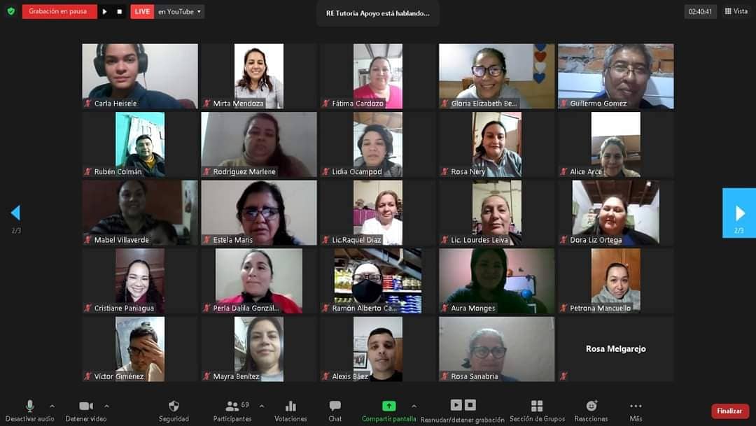 itslhcdparaguay's tweet photo. #Clase_13 del Curso de Virtual de "#Habilidades_de_Gestión", a cargo de la Prof. Lic. #Olga_Ovelar y el Prof. Lic. #Erico_Recalde. Desarrollado los días jueves y el último martes de cada mes, de 17 a 19 horas. Organizado por: @Sinafocal, con apoyo del @itslhcdparaguay. 👩💻📚👨💻🇵🇾 https://t.co/PdeUmOC8qO