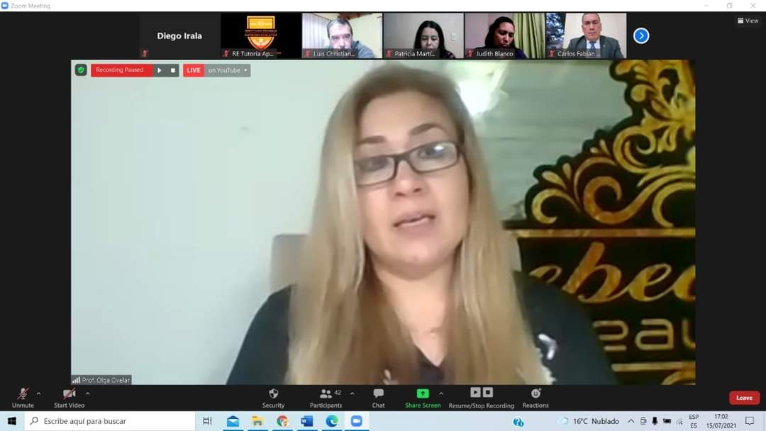 itslhcdparaguay's tweet photo. #Clase_13 del Curso de Virtual de "#Habilidades_de_Gestión", a cargo de la Prof. Lic. #Olga_Ovelar y el Prof. Lic. #Erico_Recalde. Desarrollado los días jueves y el último martes de cada mes, de 17 a 19 horas. Organizado por: @Sinafocal, con apoyo del @itslhcdparaguay. 👩💻📚👨💻🇵🇾 https://t.co/PdeUmOC8qO