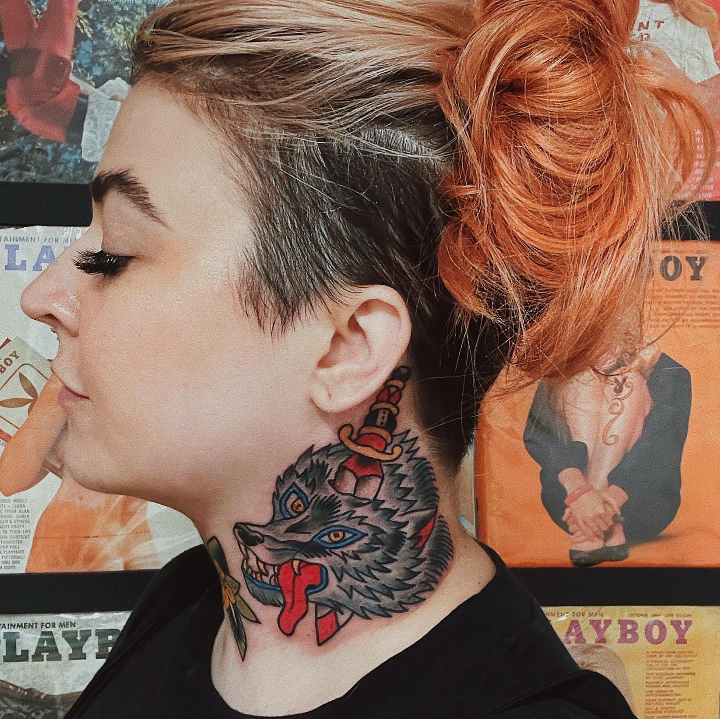 Awesome Neck Tattoo - Tattoos Designs