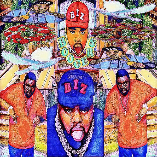 craddock_ellis's tweet photo. Here's 1,089th photo art &amp; homemade logo t-shirt that I create as a memoriam to the #HarlemFinest, #BizMarkie @BizMarkie who died this night. Please share this to honor his memory. #RIPBizMarkie #RIPBiz #RIPMarkie @xperienceharlem @ApolloTheater  @ShowtimeApollo @HelloHarlemNYC https://t.co/KwPSfHuRkl