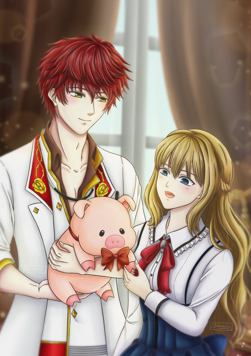 oneaeries's tweet photo. Made it on time for his birthday! ☺️

Happy birthday Kyle!!! 🥰
I love your weirdness, enthusiasm to learn, your love for drinking alcohol, how you stand firm on your beliefs and kindness. 💖💖💖

#ikemenrevolution #ikerev #ikerevFA #kyleash
#イケメン革命 #イケレボ #イケレボFA https://t.co/E7UoTdUuVW