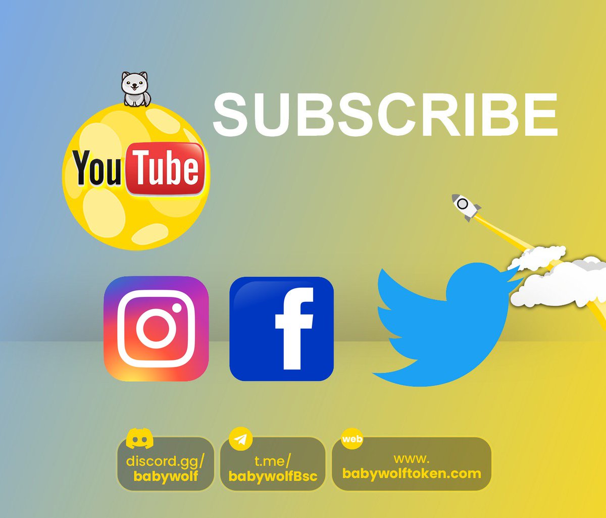 BabyWolf_FR's tweet photo. Join OFFICIEL facebook https://t.co/JUqcMbxJ7L clik !
Join YOUTUBE FR official https://t.co/m7kK9p5mM4 clik !
Join instagram OFFICIEL https://t.co/V8lf1cnKEV
 
@BabyWolf_Token  #BMWtoken https://t.co/GaLayPfV95