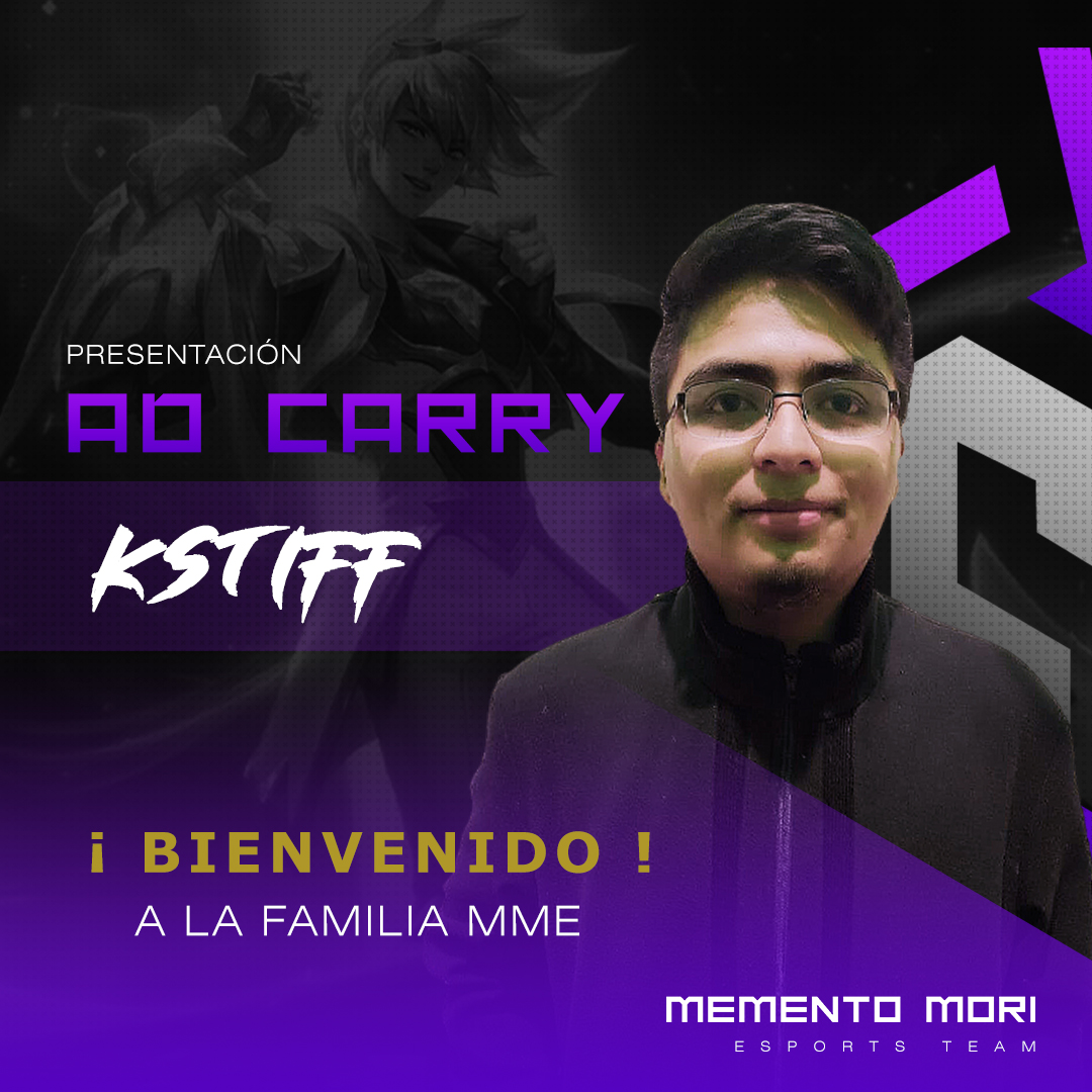 🛑Roster Oficial🛑

Presentamos al ADC de Memento Mori 🏹

MM Kstiff

<a href="/KStiff4/">KStiff</a> 
 
ADC de Papel😍

#SomosMME

Siempre a la Victoria MME

<a href="/LolcitoSalvaje/">LolcitoSalvaje</a>
 
<a href="/LoLWildRiftES/">LoL Wild Rift Comunidad</a>